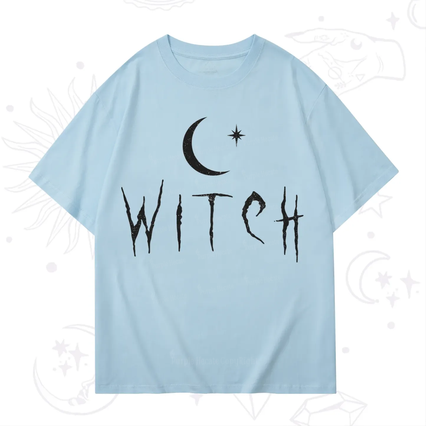 Purplehecate Witchy Moon T-Shirt