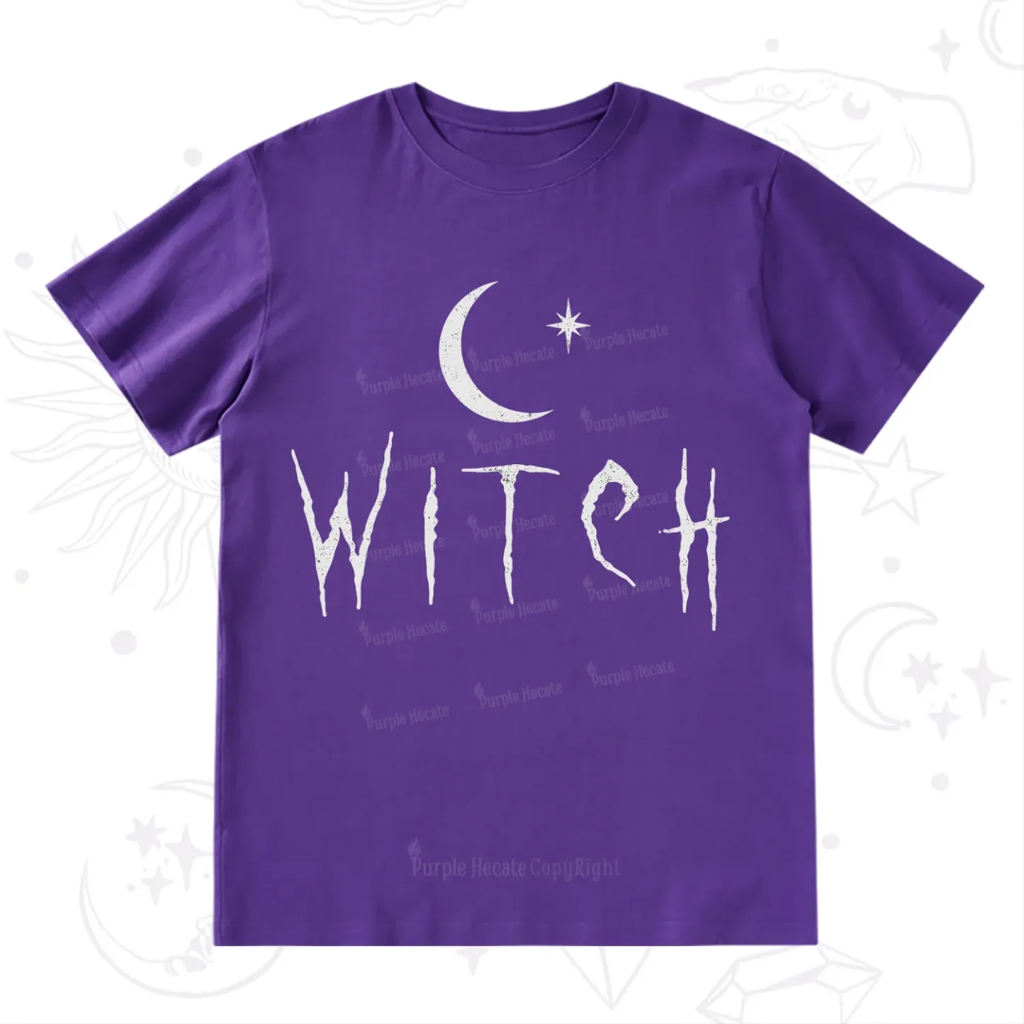 Purplehecate Witchy Moon T-Shirt