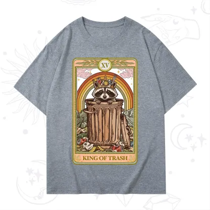 Purplehecate The King of Trash Raccoon Tarot T-Shirt
