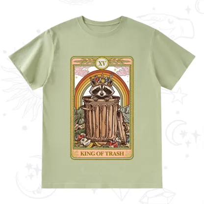 Purplehecate The King of Trash Raccoon Tarot T-Shirt
