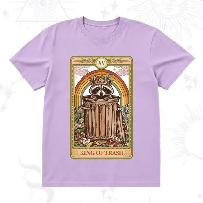 Purplehecate The King of Trash Raccoon Tarot T-Shirt