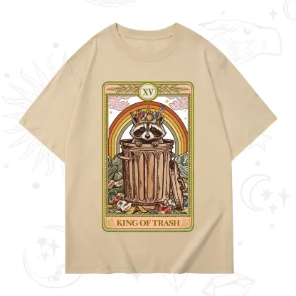 Purplehecate The King of Trash Raccoon Tarot T-Shirt