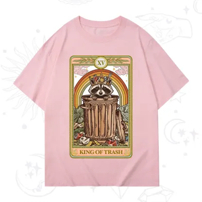 Purplehecate The King of Trash Raccoon Tarot T-Shirt