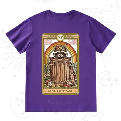 Purplehecate The King of Trash Raccoon Tarot T-Shirt