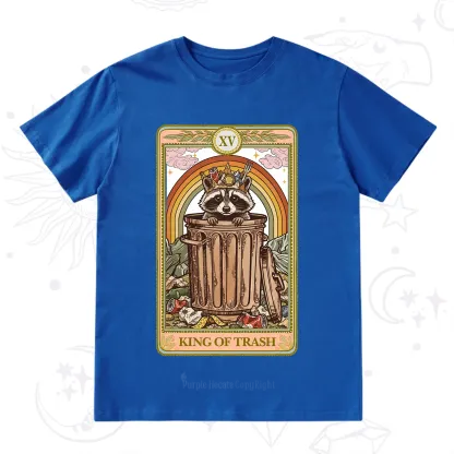 Purplehecate The King of Trash Raccoon Tarot T-Shirt