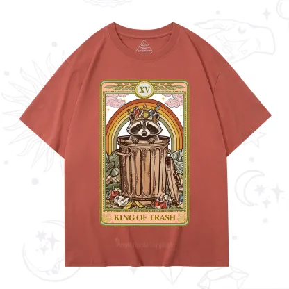 Purplehecate The King of Trash Raccoon Tarot T-Shirt
