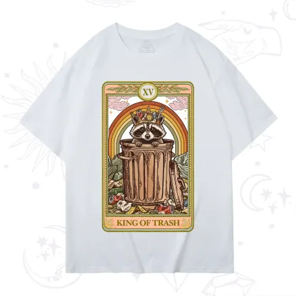 Purplehecate The King of Trash Raccoon Tarot T-Shirt