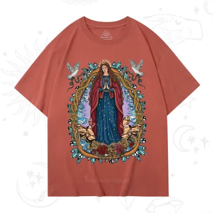 Purplehecate Crystal Rose Madonna T-Shirt