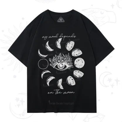 Purplehecate My Mood Depends On The Moon T-Shirt