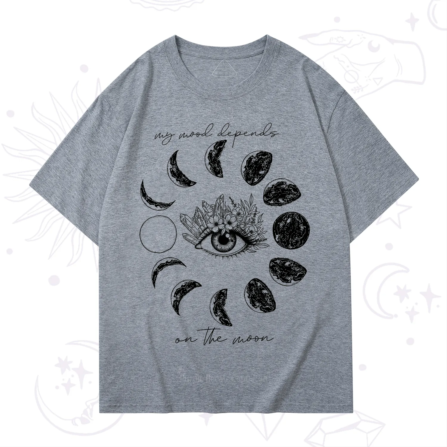 Purplehecate My Mood Depends On The Moon T-Shirt