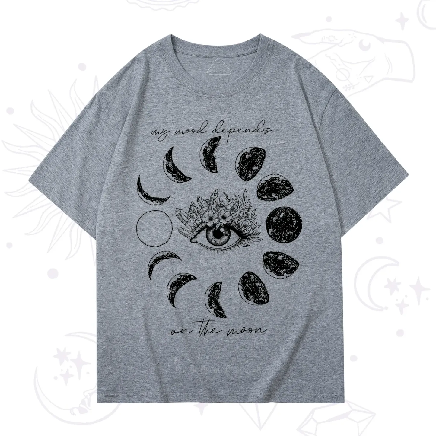 Purplehecate My Mood Depends On The Moon T-Shirt