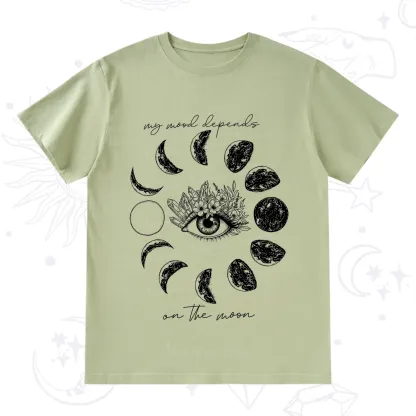 Purplehecate My Mood Depends On The Moon T-Shirt