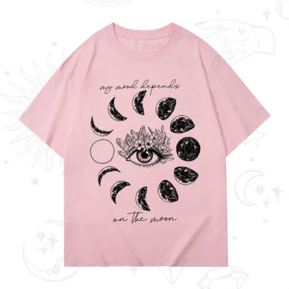 Purplehecate My Mood Depends On The Moon T-Shirt