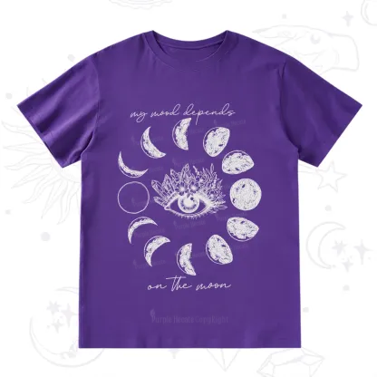 Purplehecate My Mood Depends On The Moon T-Shirt