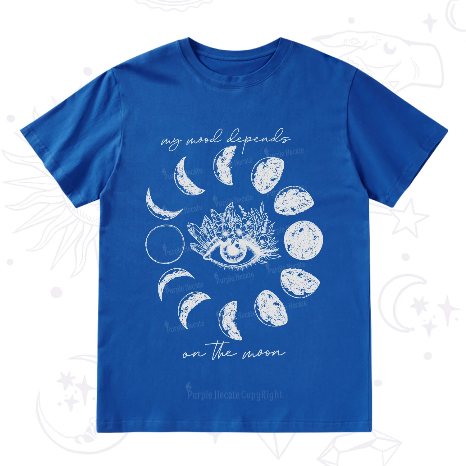 Purplehecate My Mood Depends On The Moon T-Shirt
