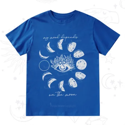 Purplehecate My Mood Depends On The Moon T-Shirt