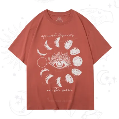 Purplehecate My Mood Depends On The Moon T-Shirt