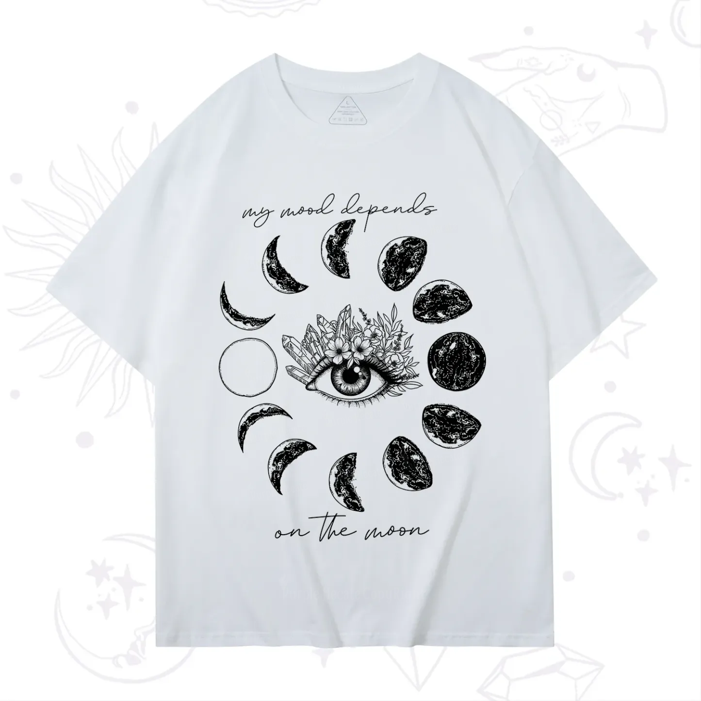 Purplehecate My Mood Depends On The Moon T-Shirt