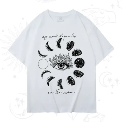 Purplehecate My Mood Depends On The Moon T-Shirt