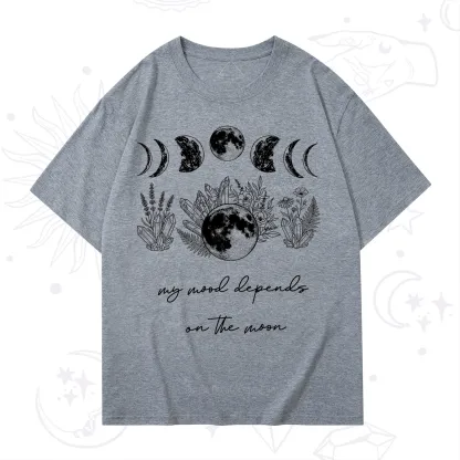 Purplehecate My Mood Depends On The Moon T-Shirt