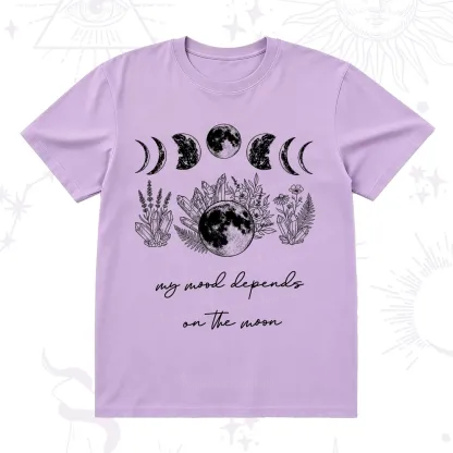 Purplehecate My Mood Depends On The Moon T-Shirt