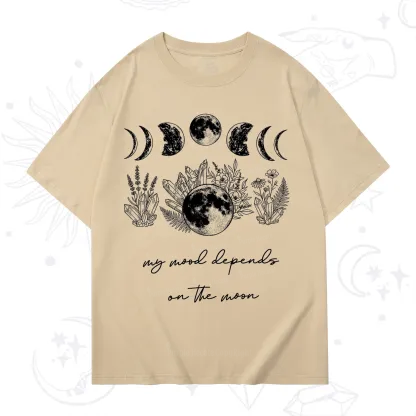 Purplehecate My Mood Depends On The Moon T-Shirt