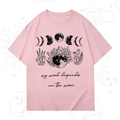 Purplehecate My Mood Depends On The Moon T-Shirt