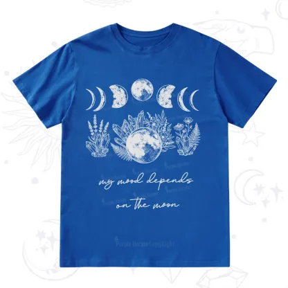 Purplehecate My Mood Depends On The Moon T-Shirt