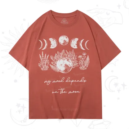 Purplehecate My Mood Depends On The Moon T-Shirt