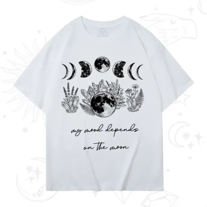Purplehecate My Mood Depends On The Moon T-Shirt