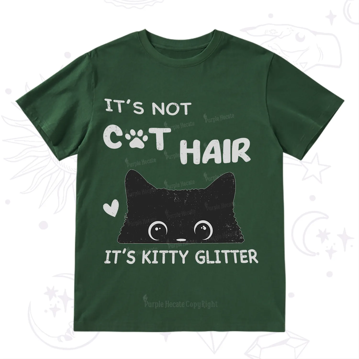 Purplehecate It's Not Cat Hair T-Shirt