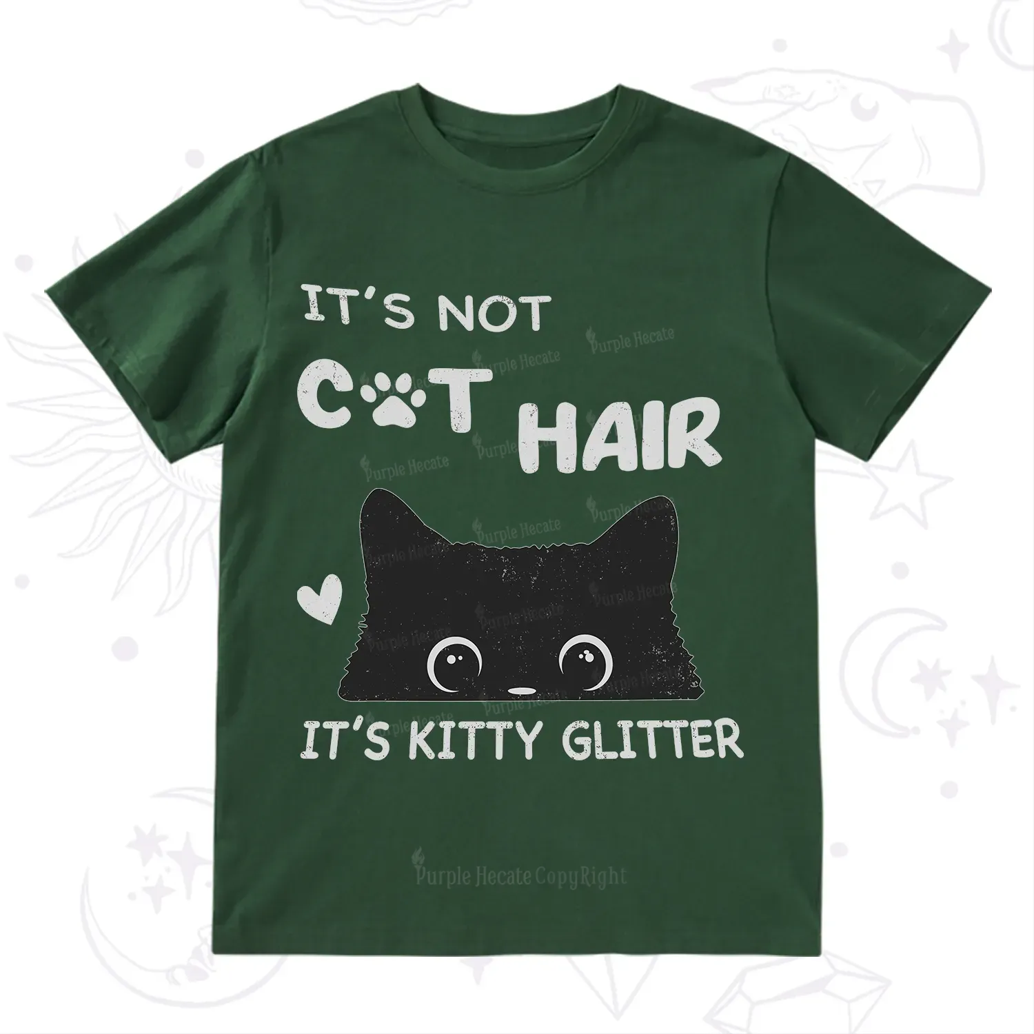 Purplehecate It's Not Cat Hair T-Shirt