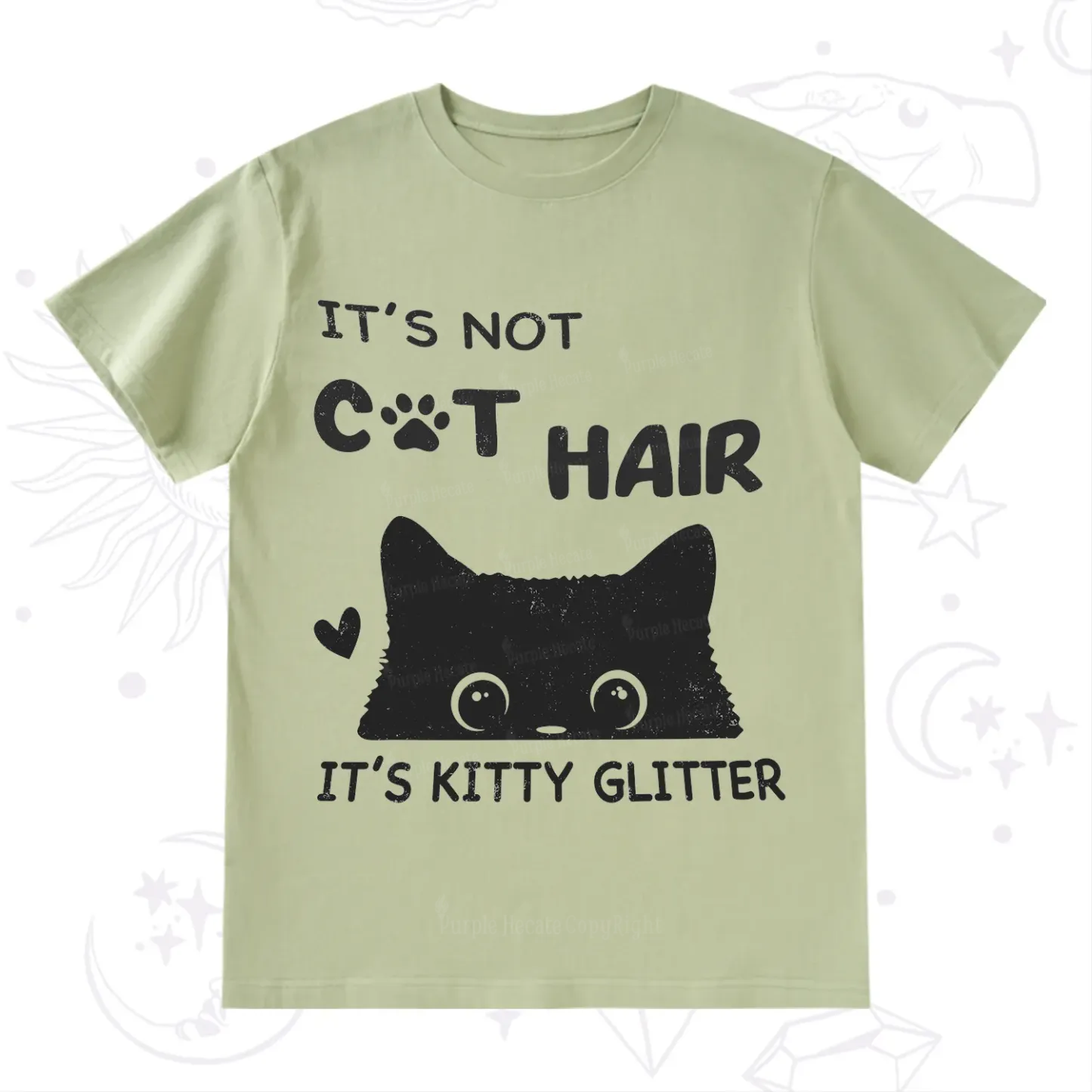 Purplehecate It's Not Cat Hair T-Shirt