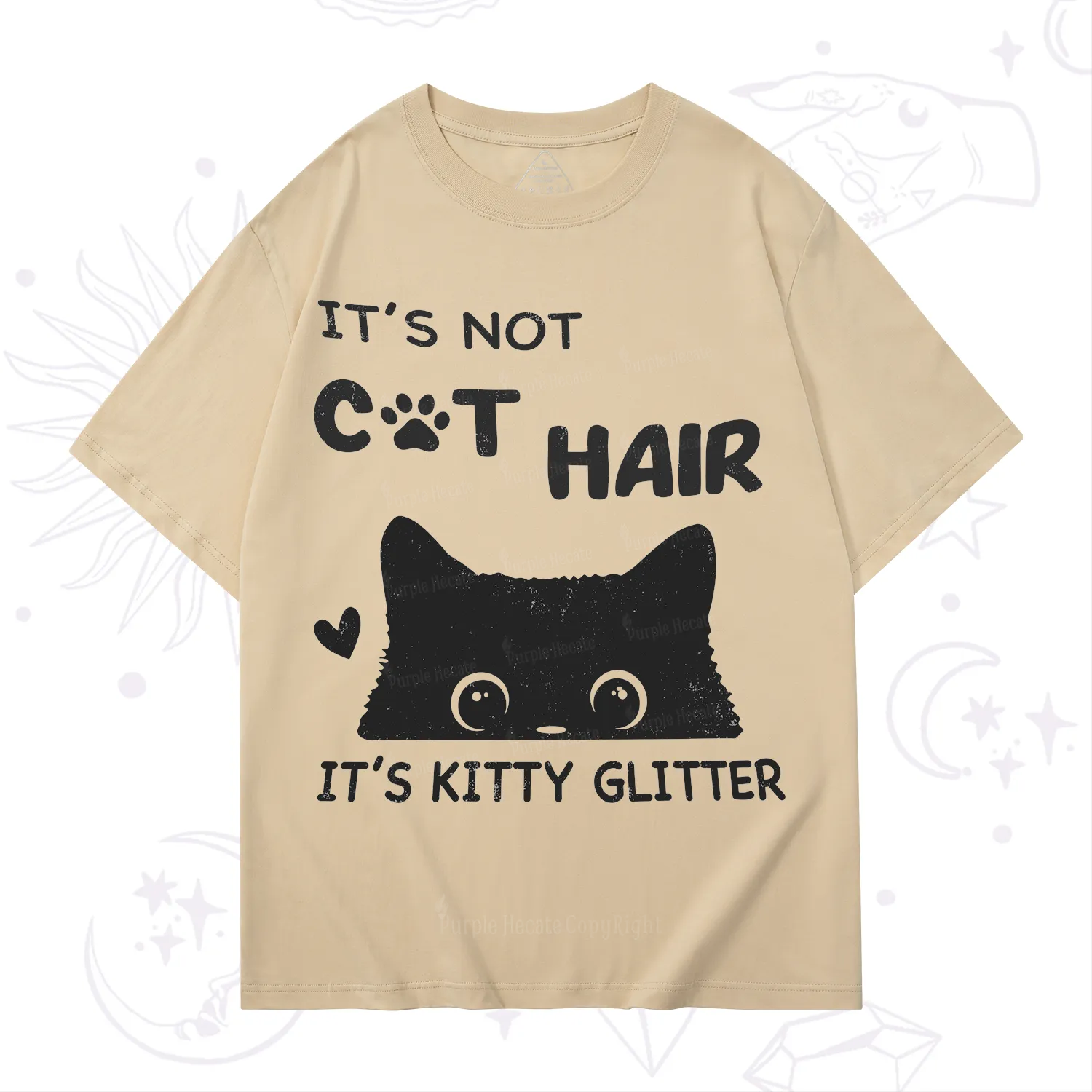 Purplehecate It's Not Cat Hair T-Shirt