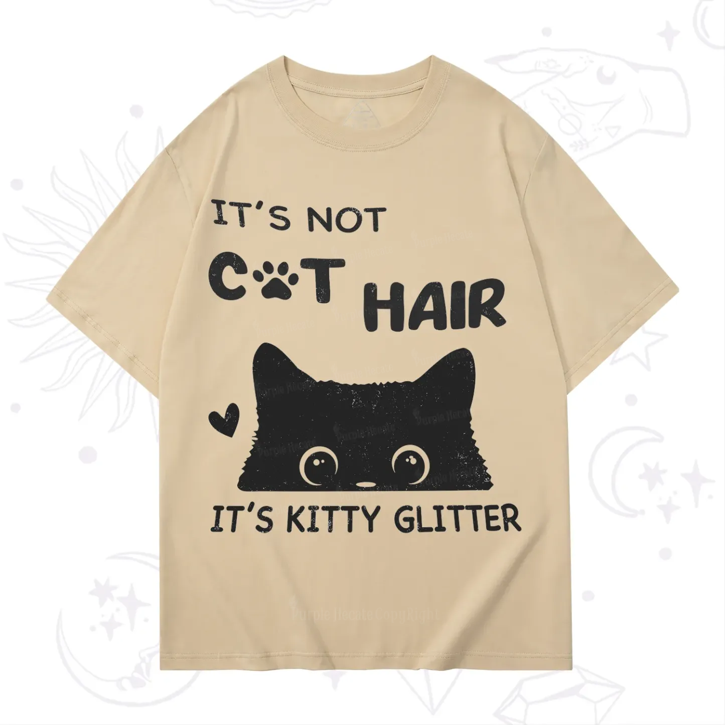 Purplehecate It's Not Cat Hair T-Shirt