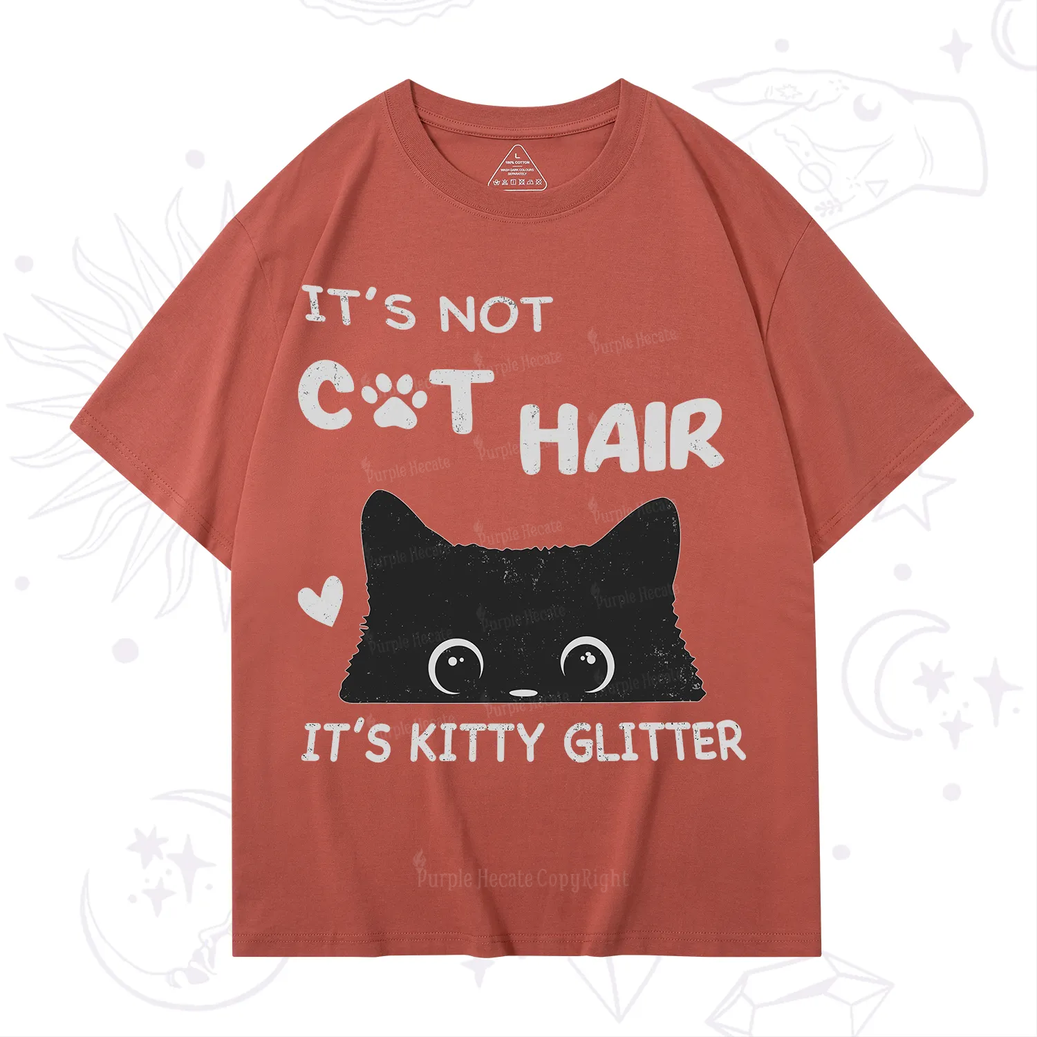 Purplehecate It's Not Cat Hair T-Shirt