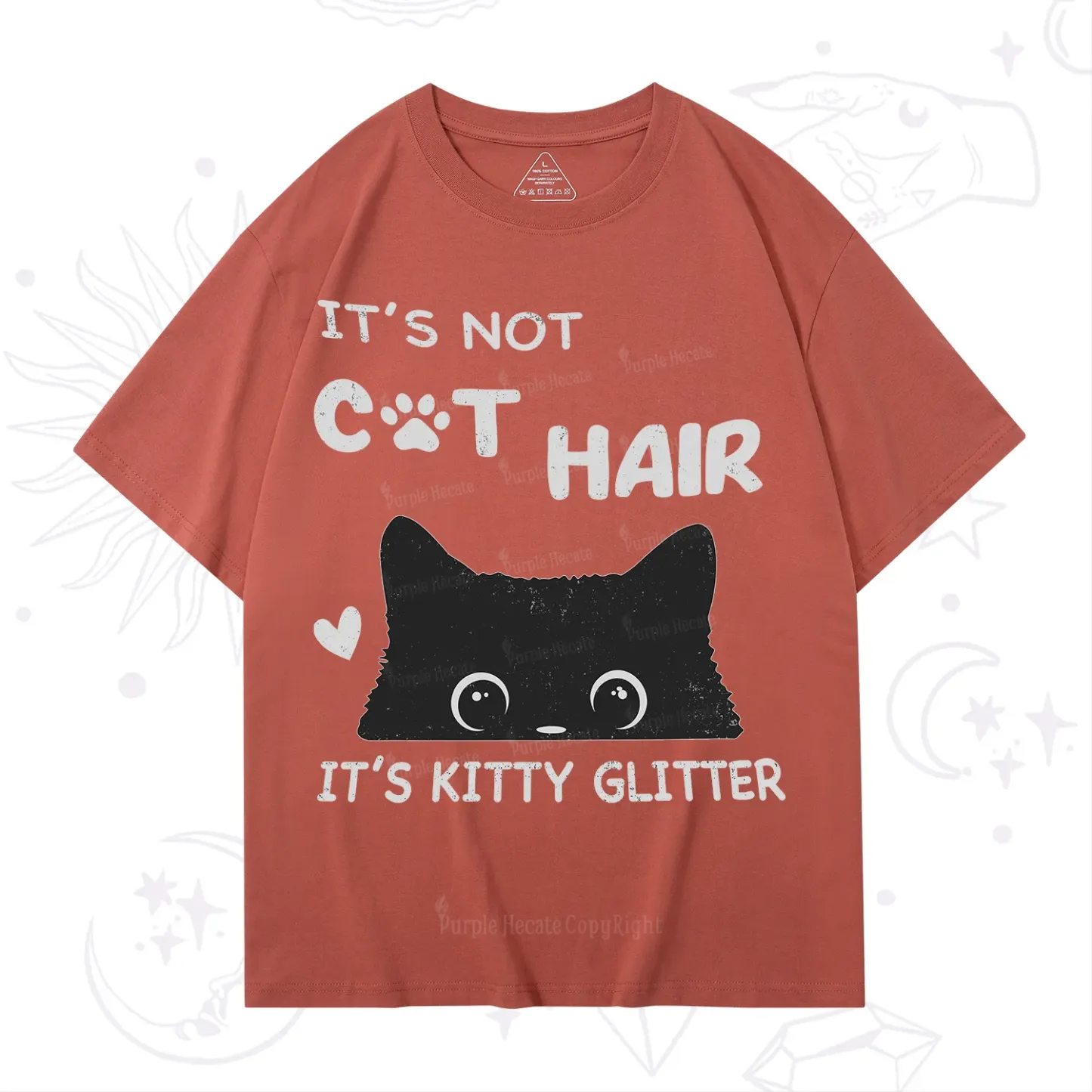 Purplehecate It's Not Cat Hair T-Shirt