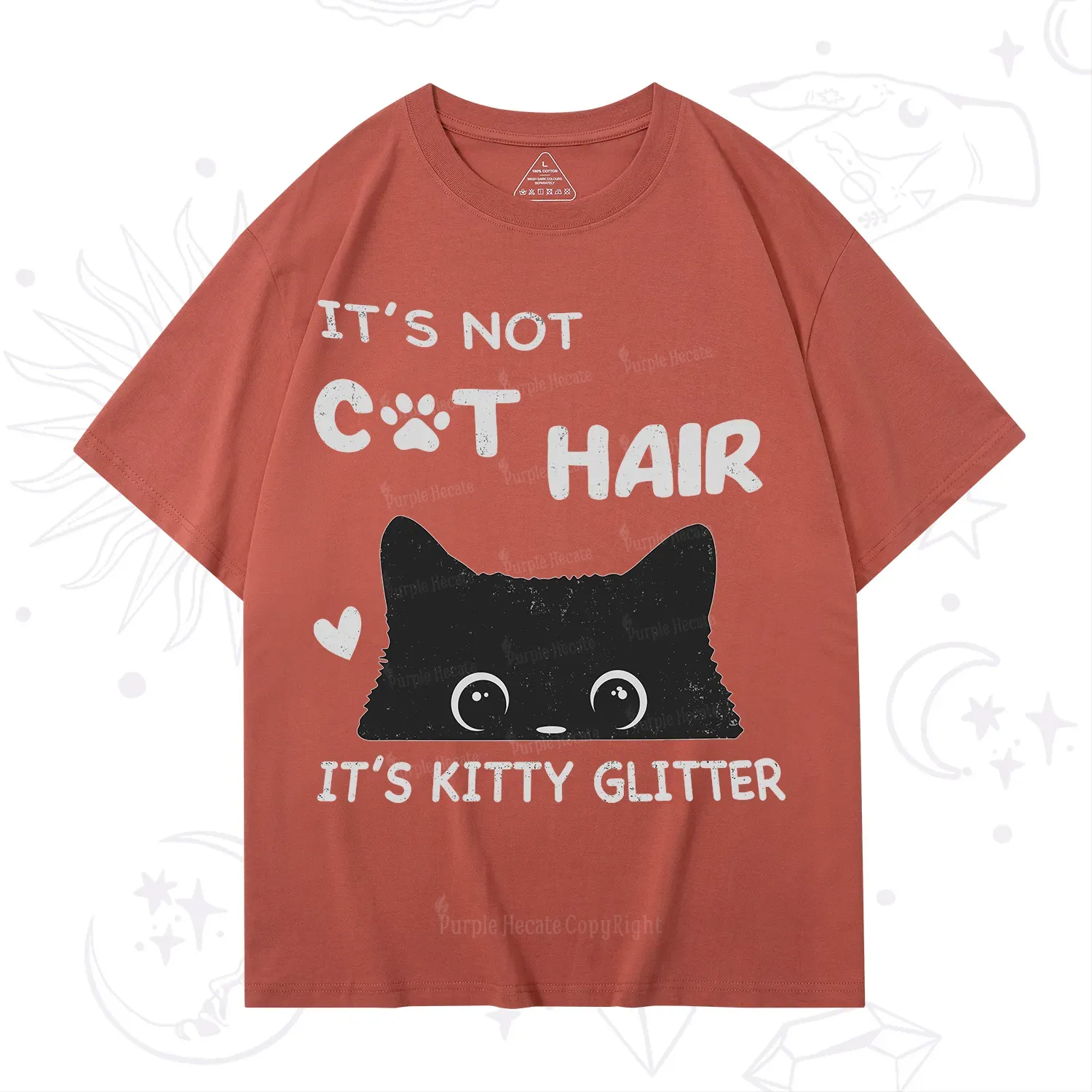 Purplehecate It's Not Cat Hair T-Shirt