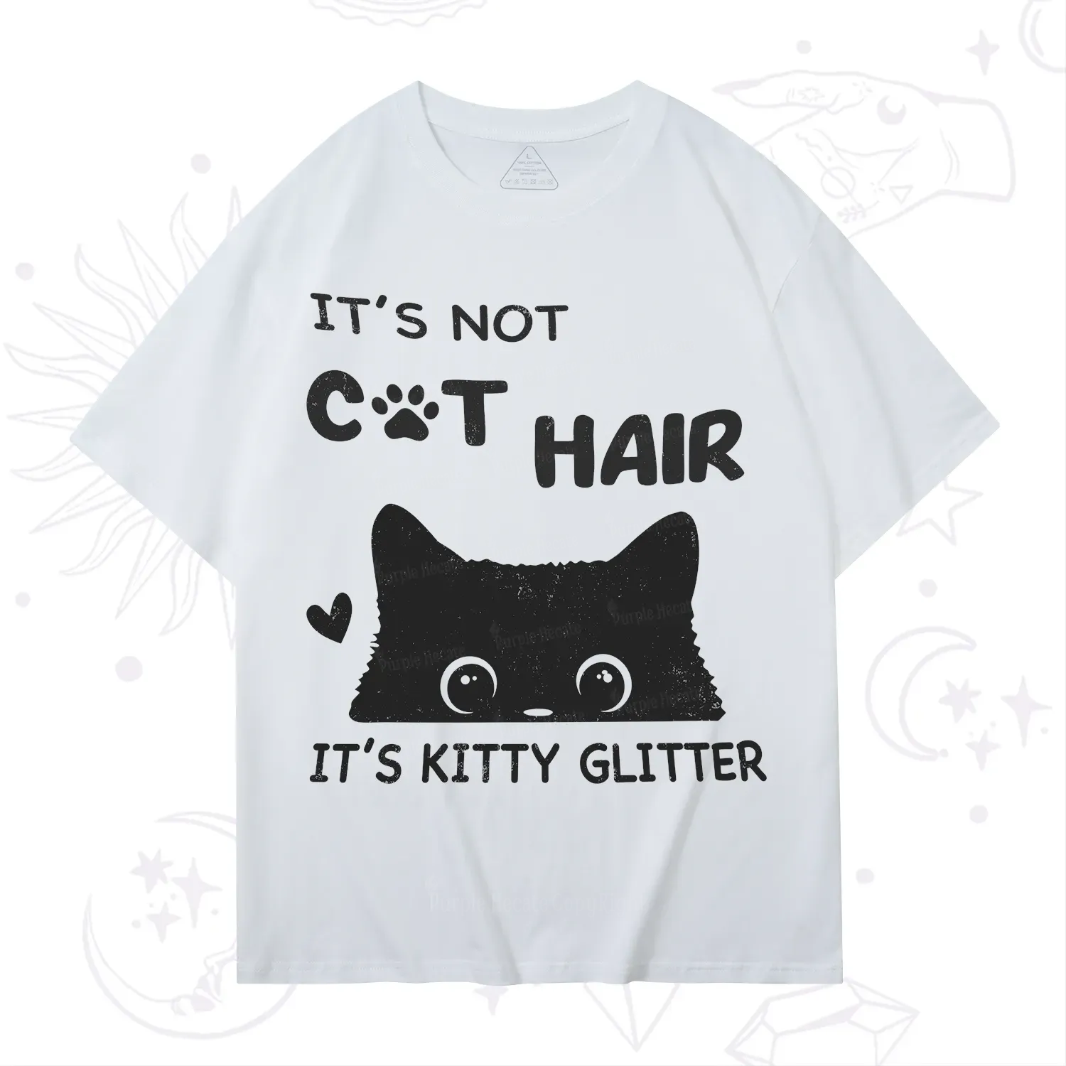 Purplehecate It's Not Cat Hair T-Shirt