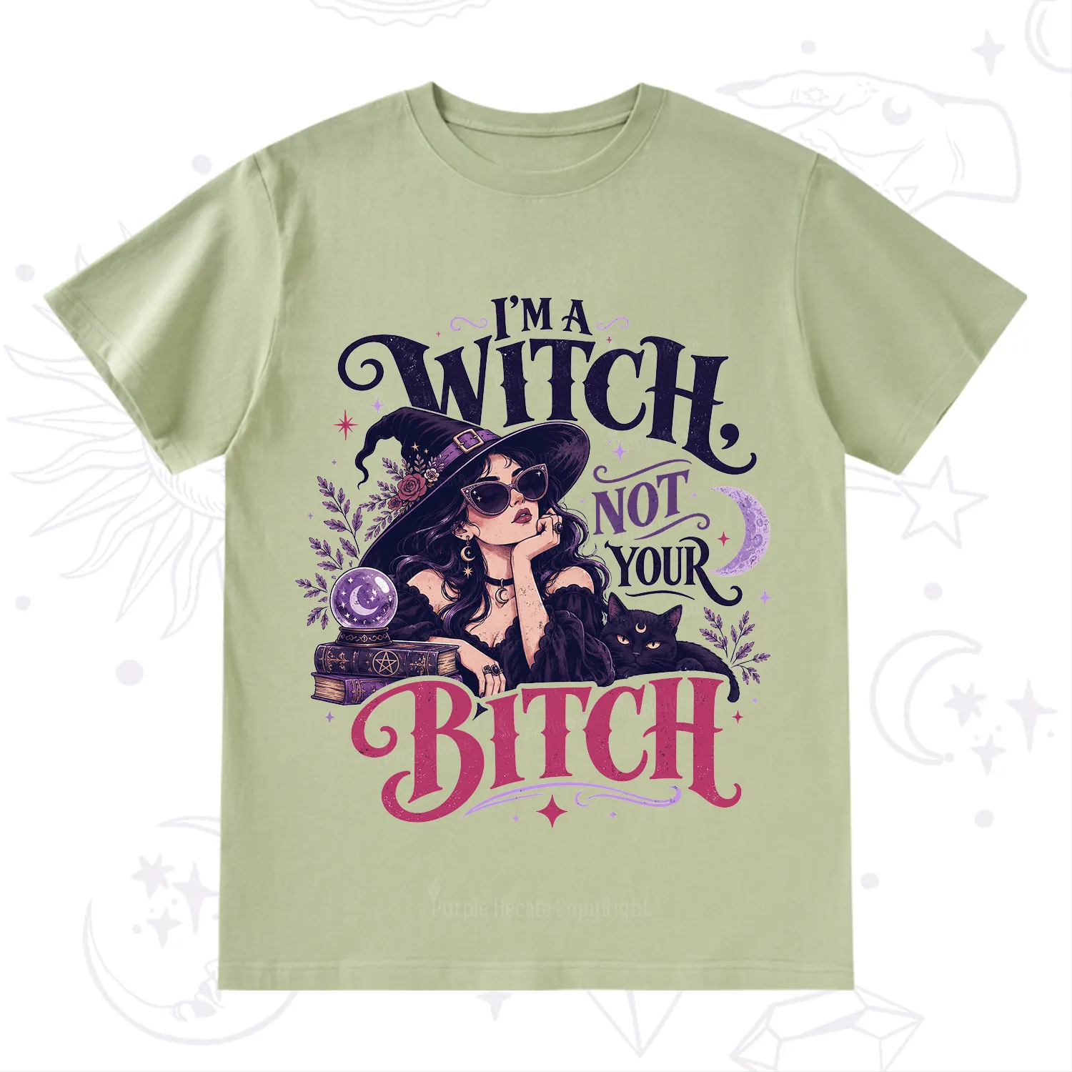 Purplehecate I'm a Witch Not Your Bitch T-Shirt