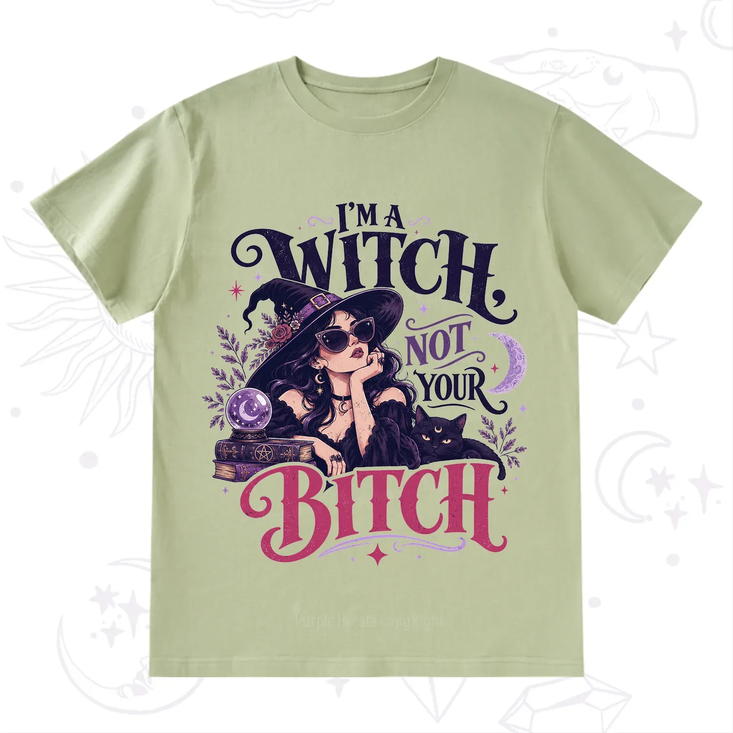 Purplehecate I'm a Witch Not Your Bitch T-Shirt
