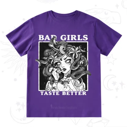 Purplehecate Bad Girls Taste Better Medusa T-Shirt