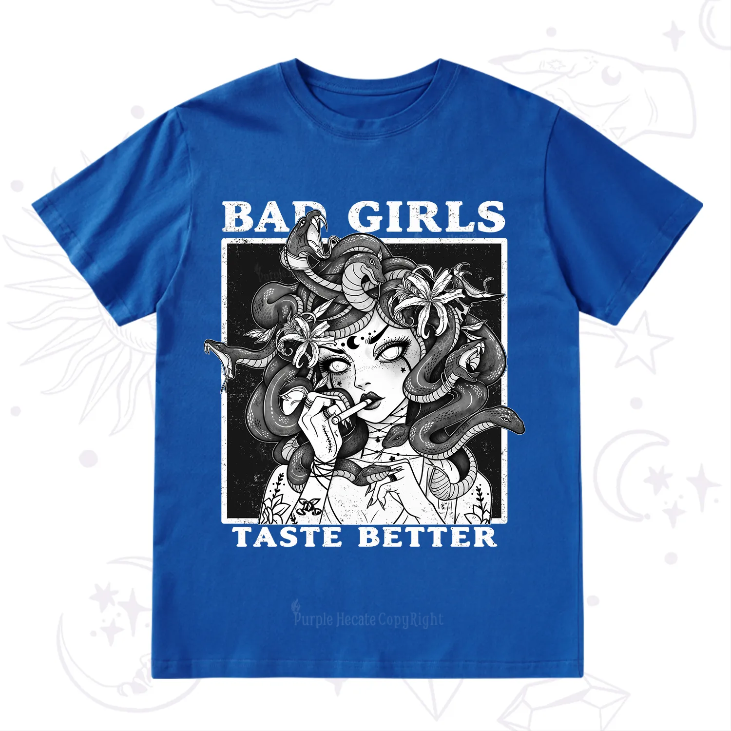Purplehecate Bad Girls Taste Better Medusa T-Shirt
