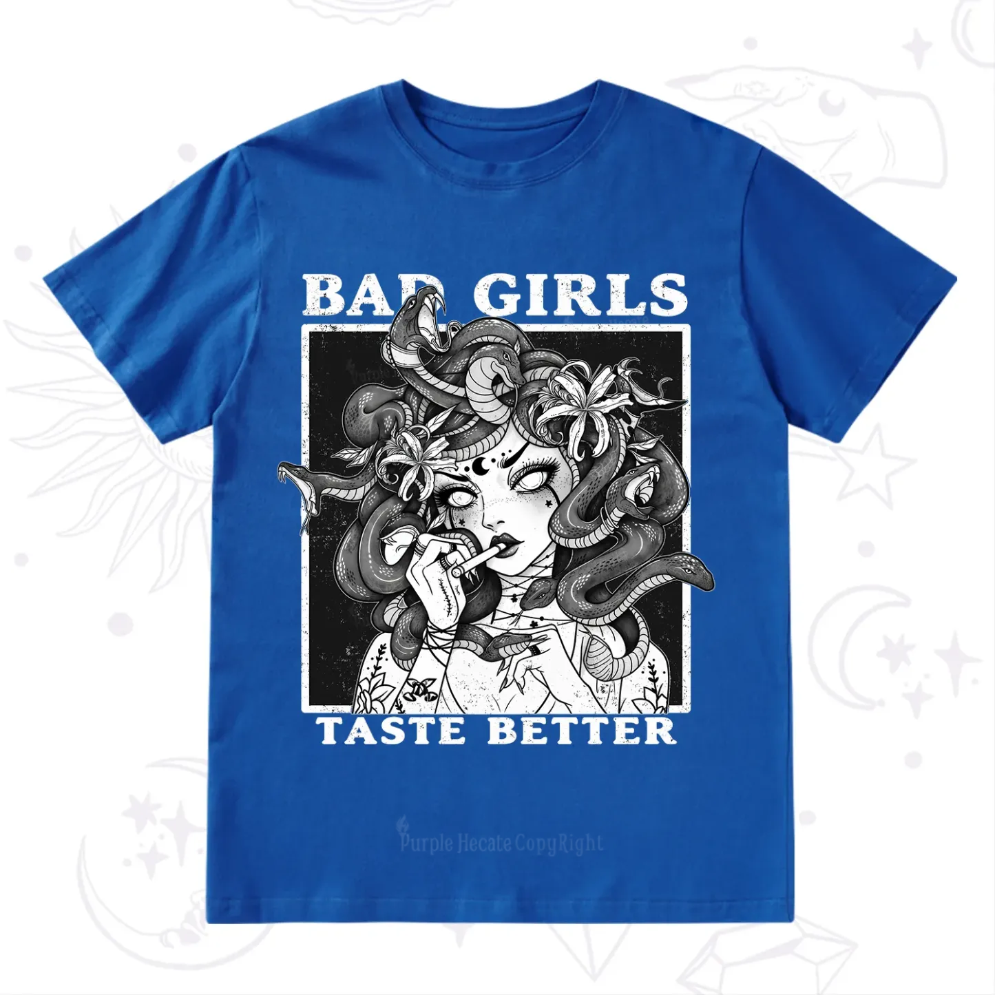 Purplehecate Bad Girls Taste Better Medusa T-Shirt