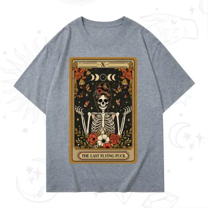 Purplehecate The Last Flying Fuck Tarot Skeleton T-Shirt