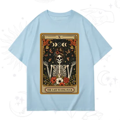 Purplehecate The Last Flying Fuck Tarot Skeleton T-Shirt