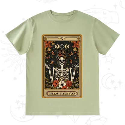 Purplehecate The Last Flying Fuck Tarot Skeleton T-Shirt