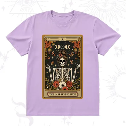 Purplehecate The Last Flying Fuck Tarot Skeleton T-Shirt