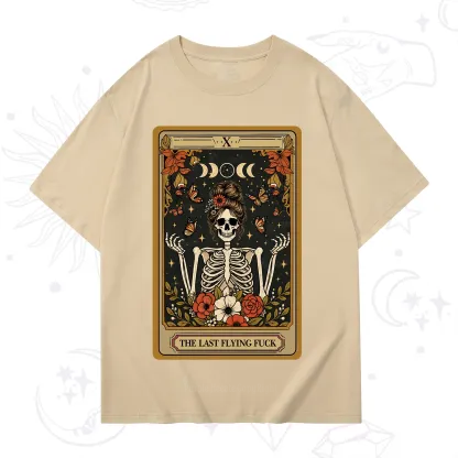 Purplehecate The Last Flying Fuck Tarot Skeleton T-Shirt
