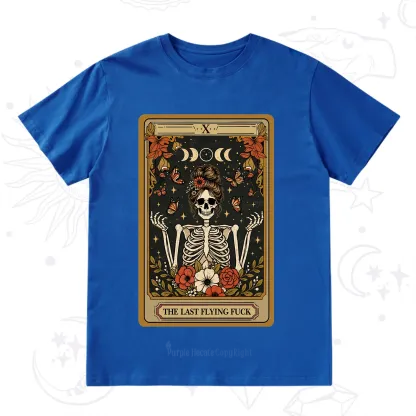 Purplehecate The Last Flying Fuck Tarot Skeleton T-Shirt